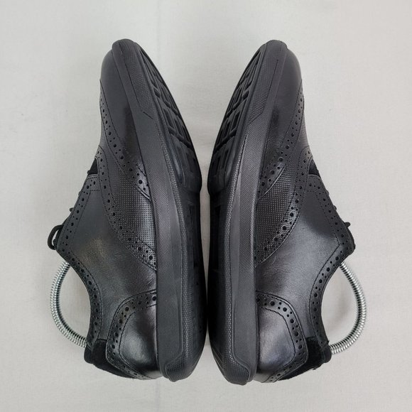 Fast Forward Technology Men\'s Dress Shoes Black Leather MC008 BBB US Size 7.5
